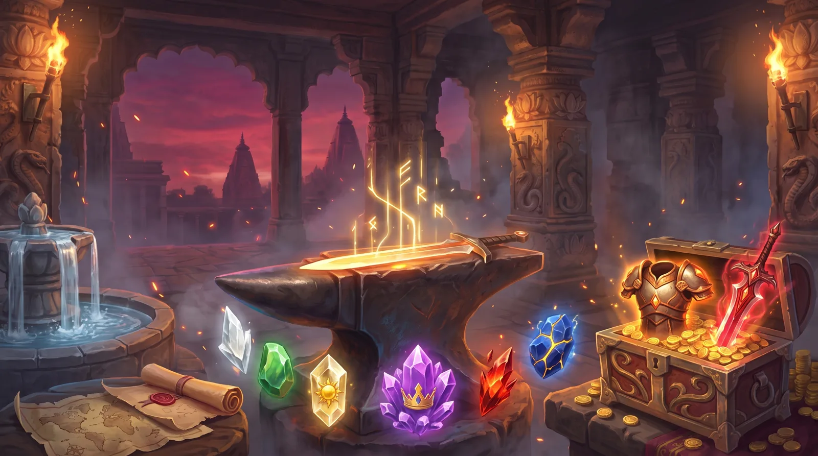 Free reforging, generous bosses and refining stones at the anvil, Ashram Online news