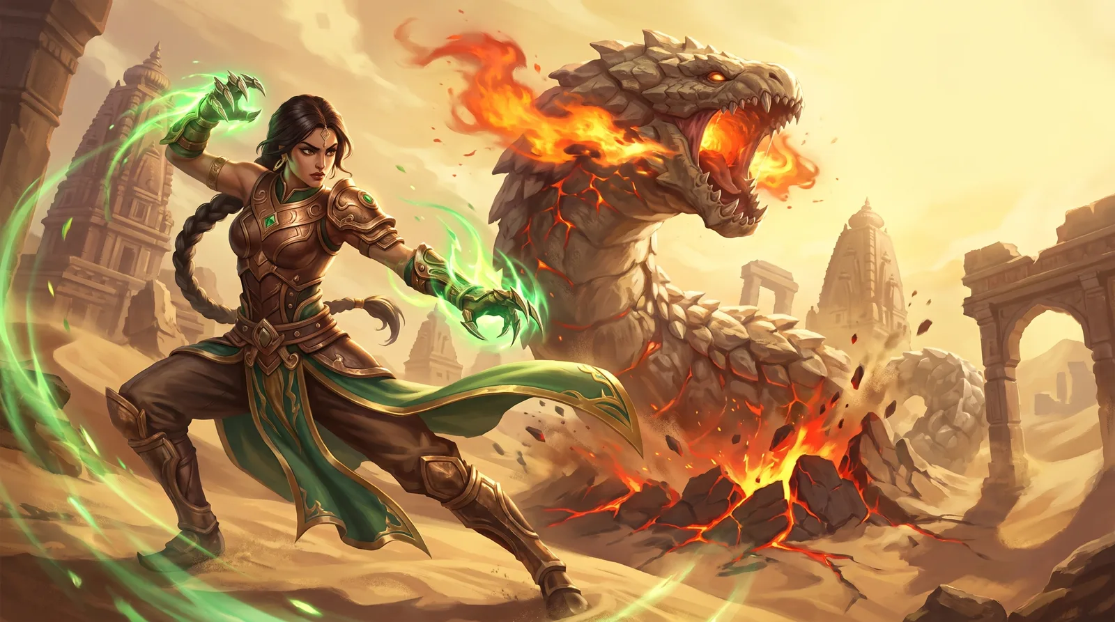 Women's armour, the Sand Worm and permanent day, Ashram Online news