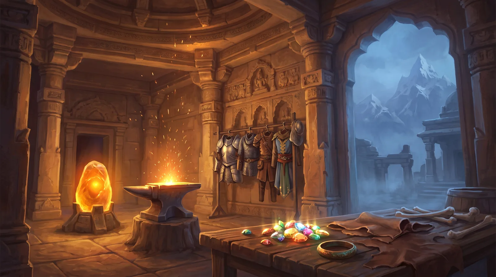 Combat reworked: defences, quality rolls, loot on one rulebook and the forge, Ashram Online news