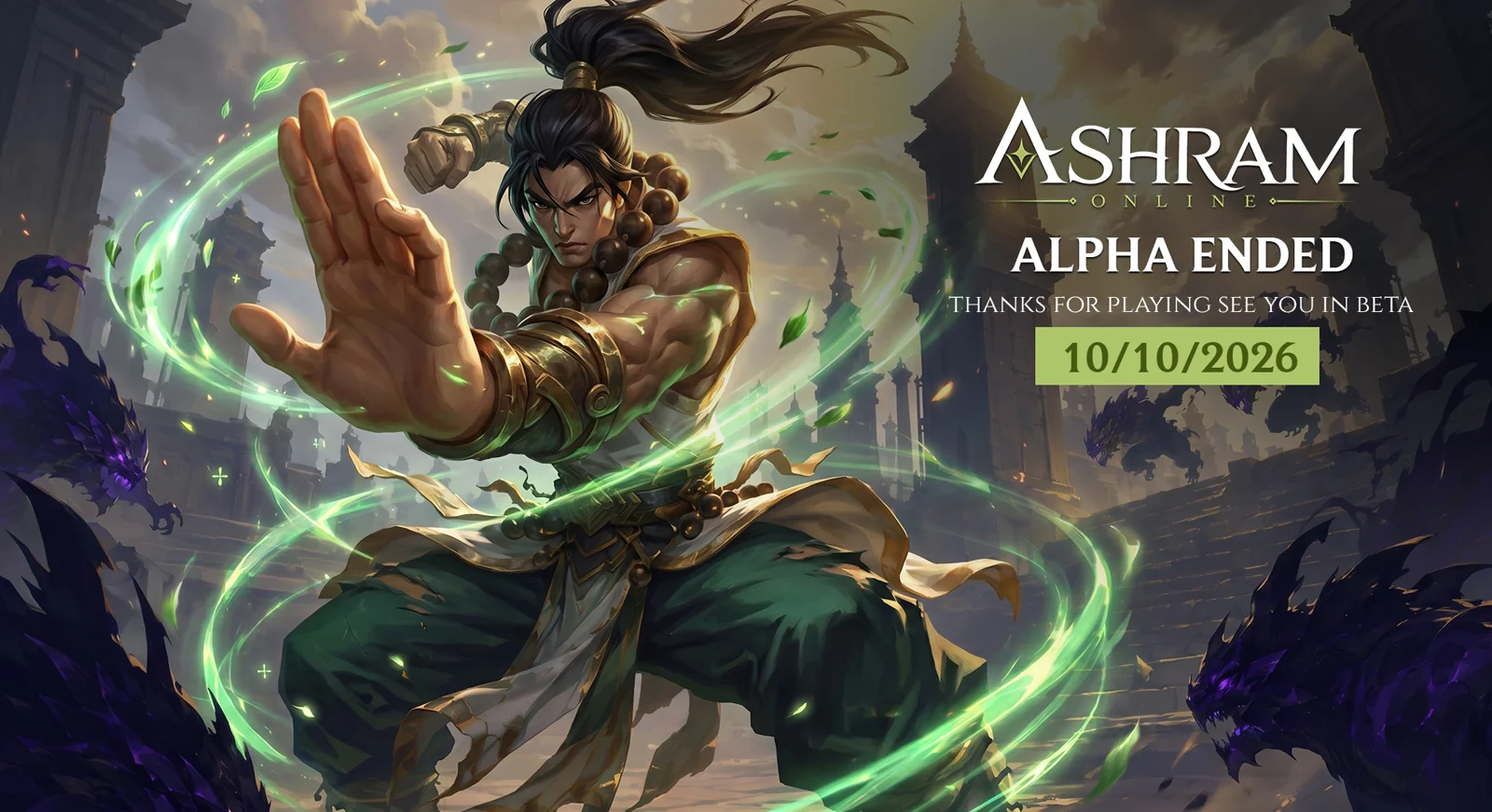 The Alpha ends tomorrow — thank you, Ashram Online news