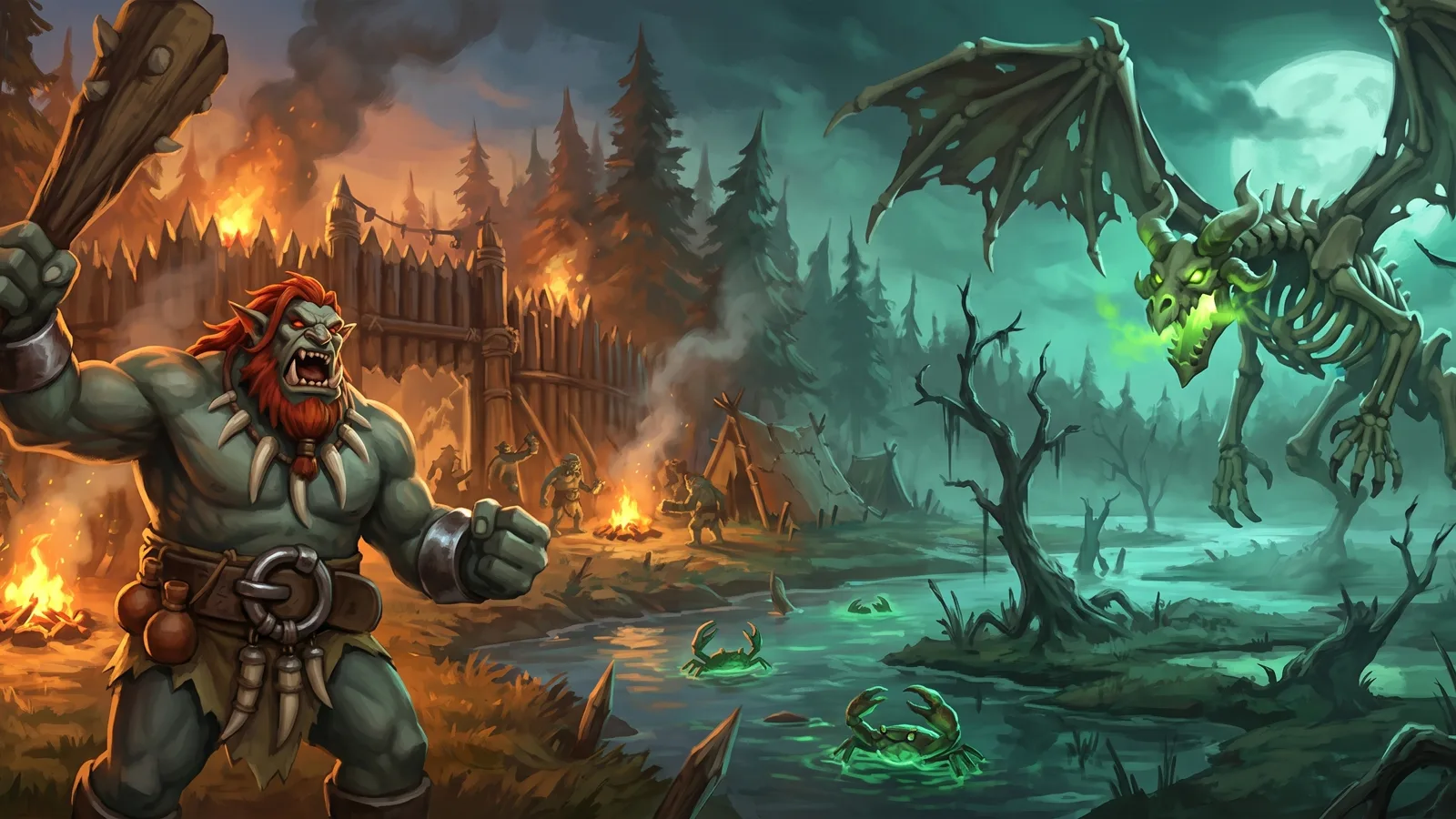 The troll camp and the Marsh of the Sundering, Ashram Online news